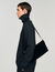 Split leather hobo bag