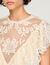 Floral guipure crop top