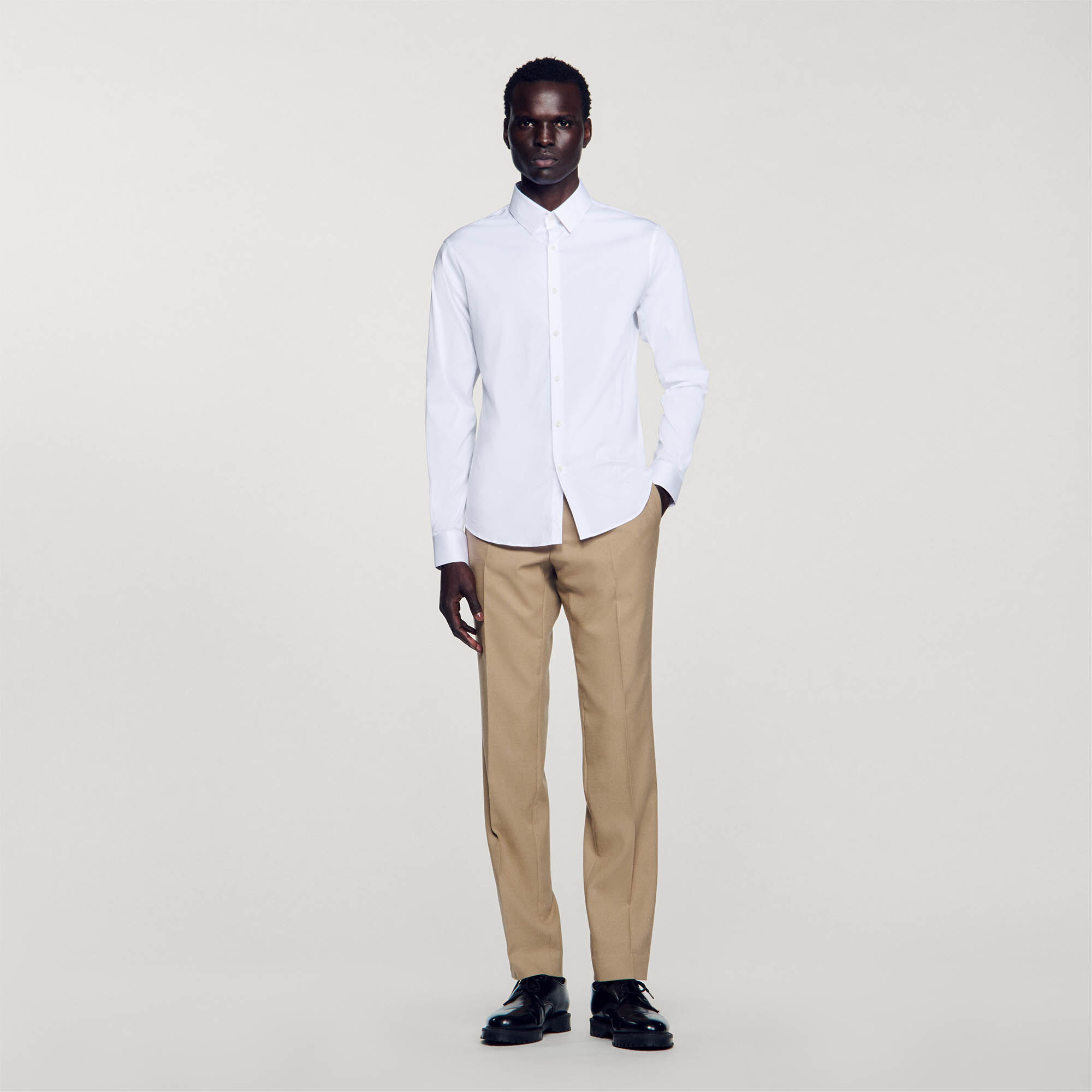 White Dress Shirts Sandro Paris
