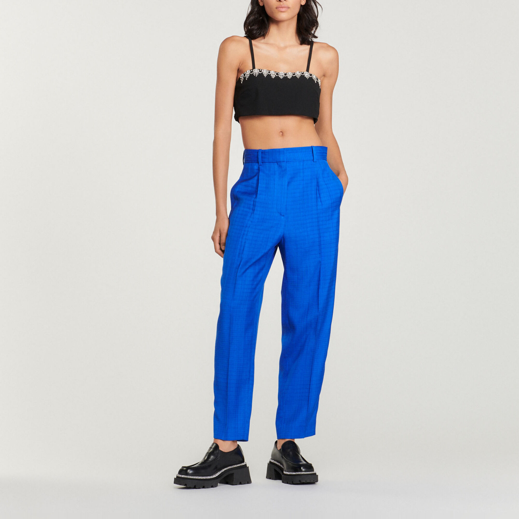 Straight-leg trousers