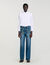 Pleated cropped shirt