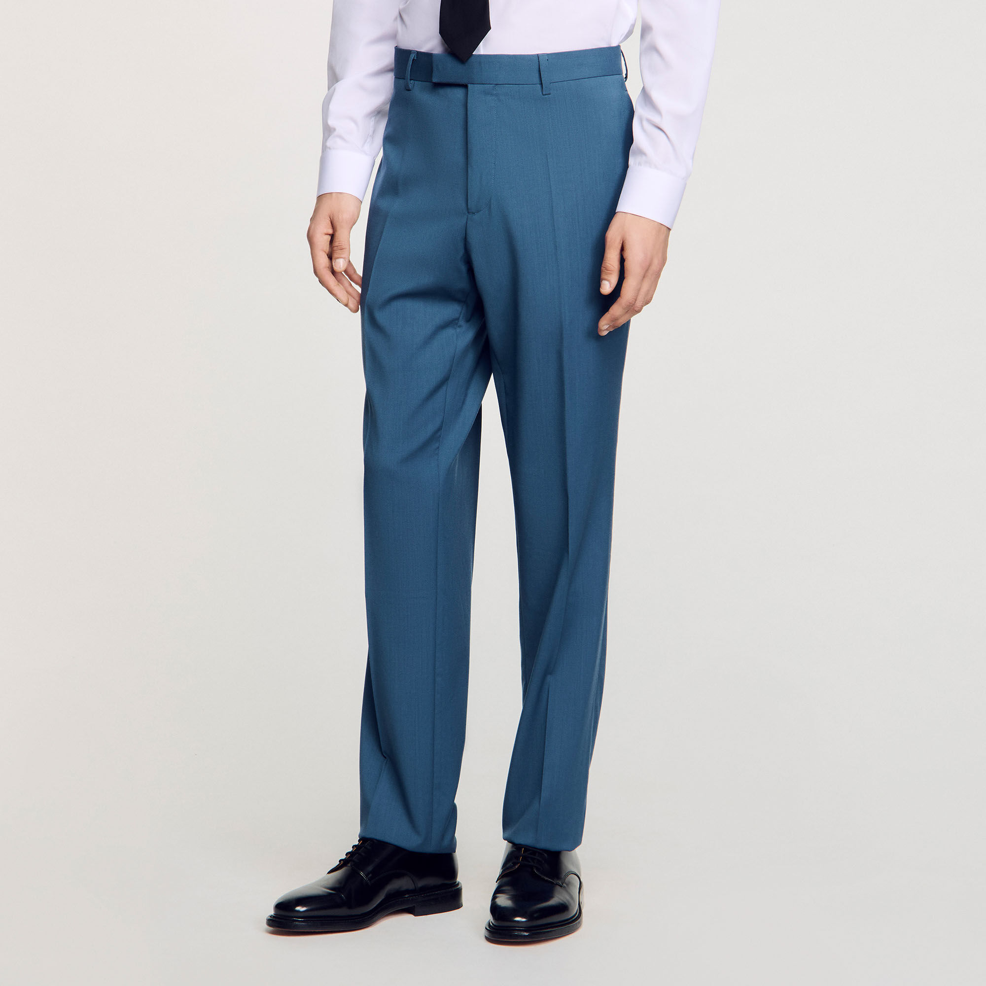 Wool suit trousers