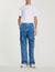Faded wide-leg jeans