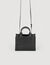 Small tote bag in certified leather