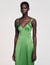 Fluid satin-effect dress