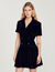 Short velvet dress