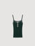 Two-tone knit vest top