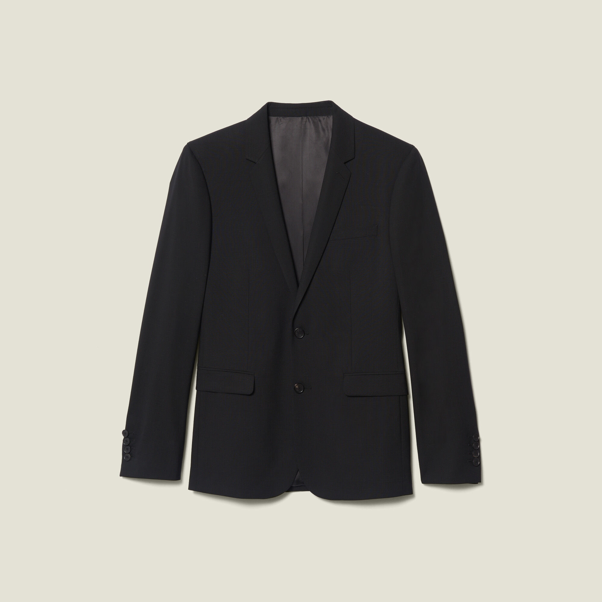 Classic wool suit jacket