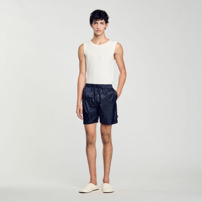 Squarecross swim shorts