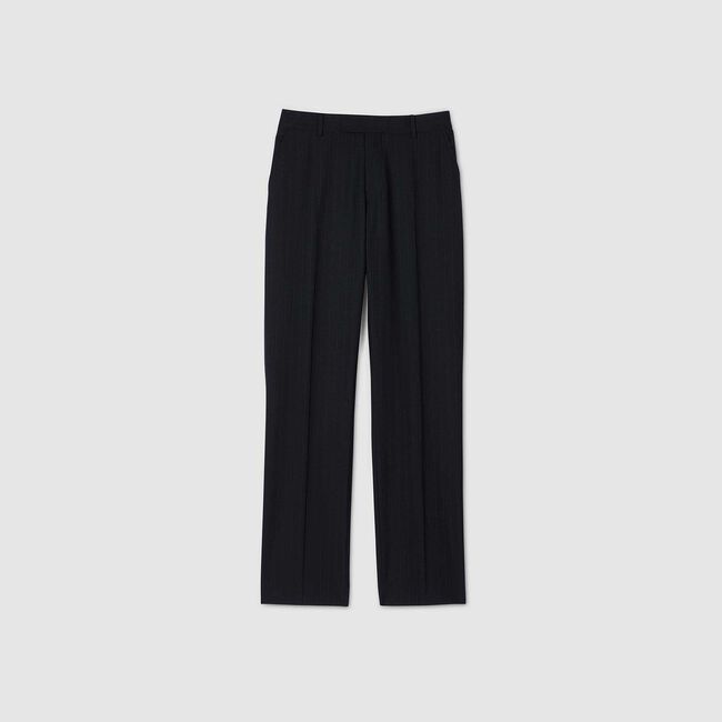Box pleat trousers
