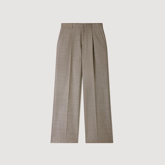 Wool suit trousers - Men | Sandro