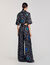 Spiral-motif silk shirt