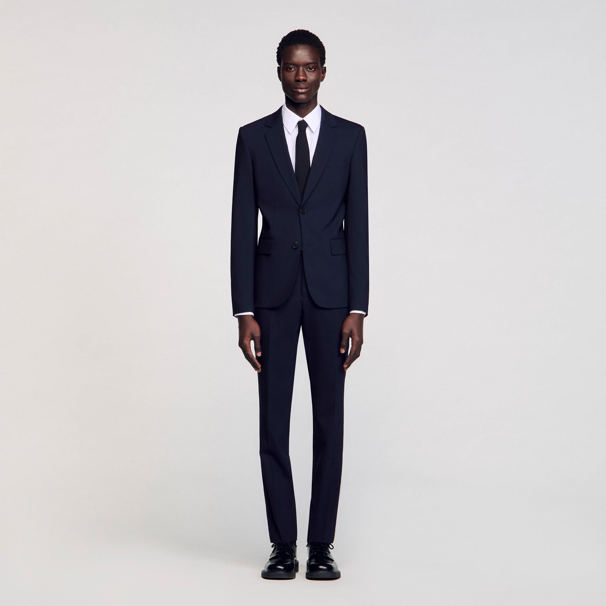 Classic wool suit jacket