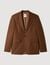 Loose wool suit jacket