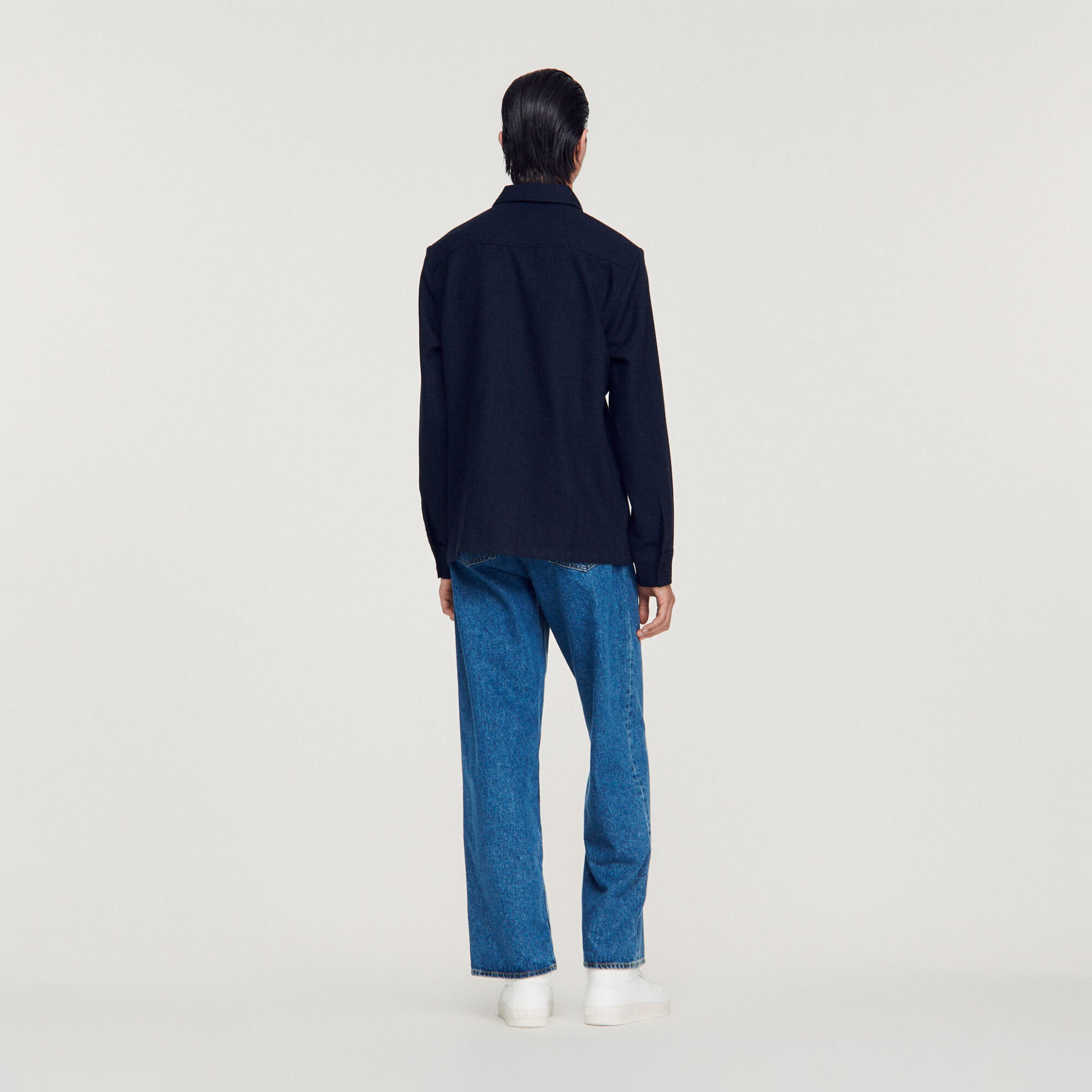 Wool overshirt