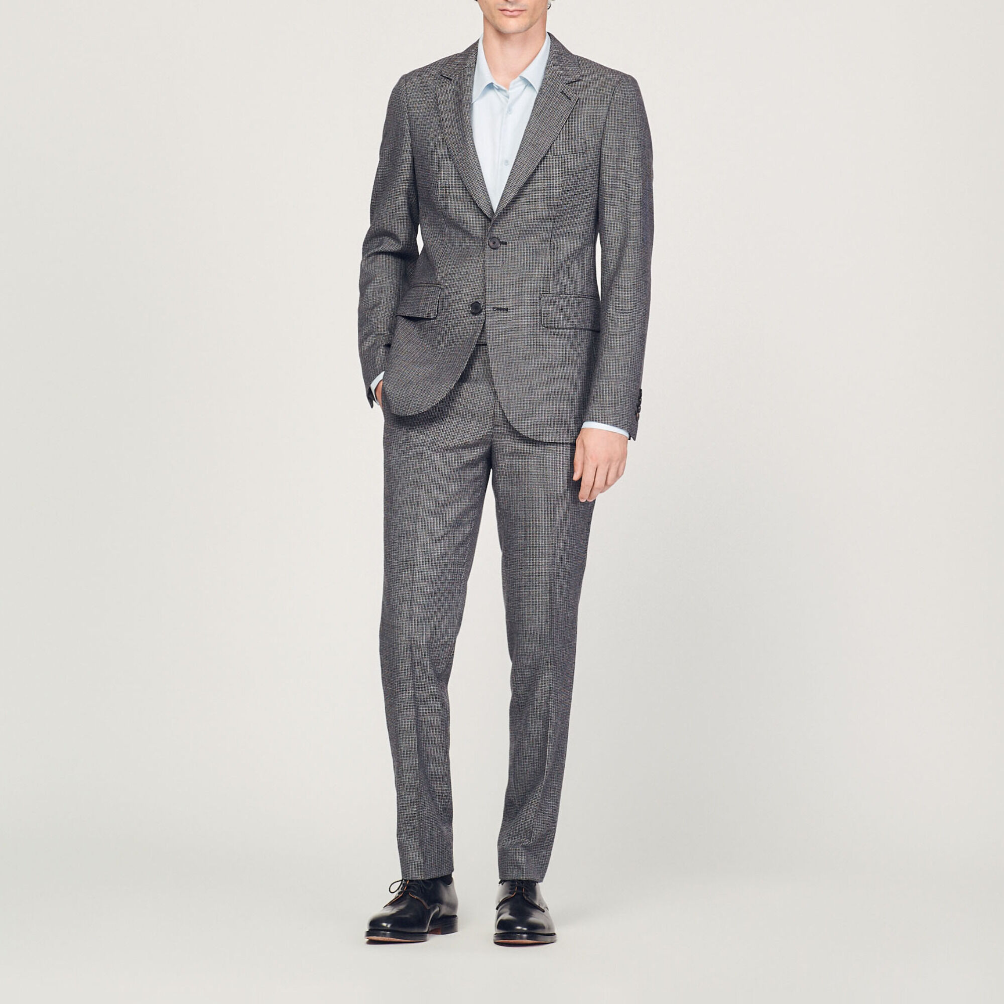 Virgin wool suit jacket