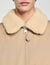 Shearling collar aviator jacket