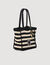 Two-tone crochet bag