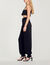Satin trousers with embellished detail