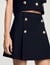 Short pleated skirt
