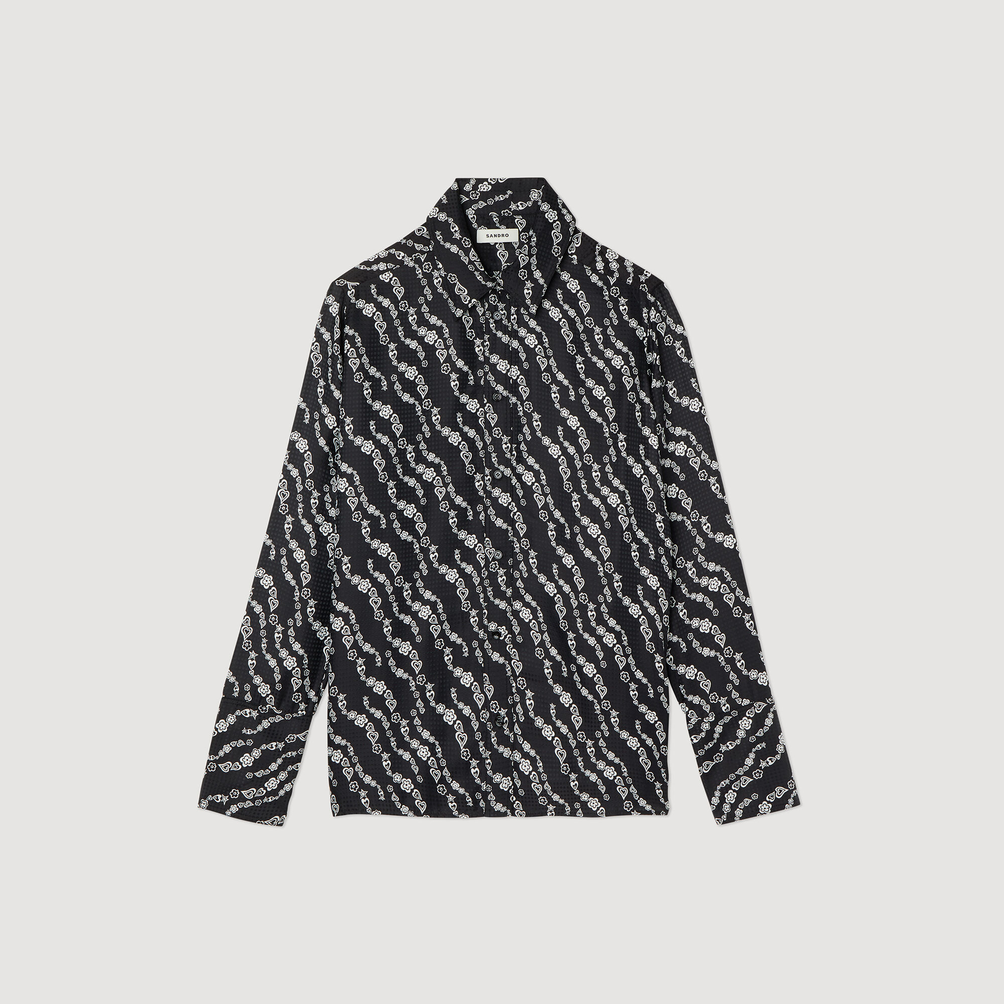 Printed flowing shirt
