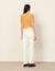  Guipure cropped top