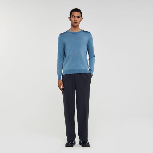 Fine knit jumper