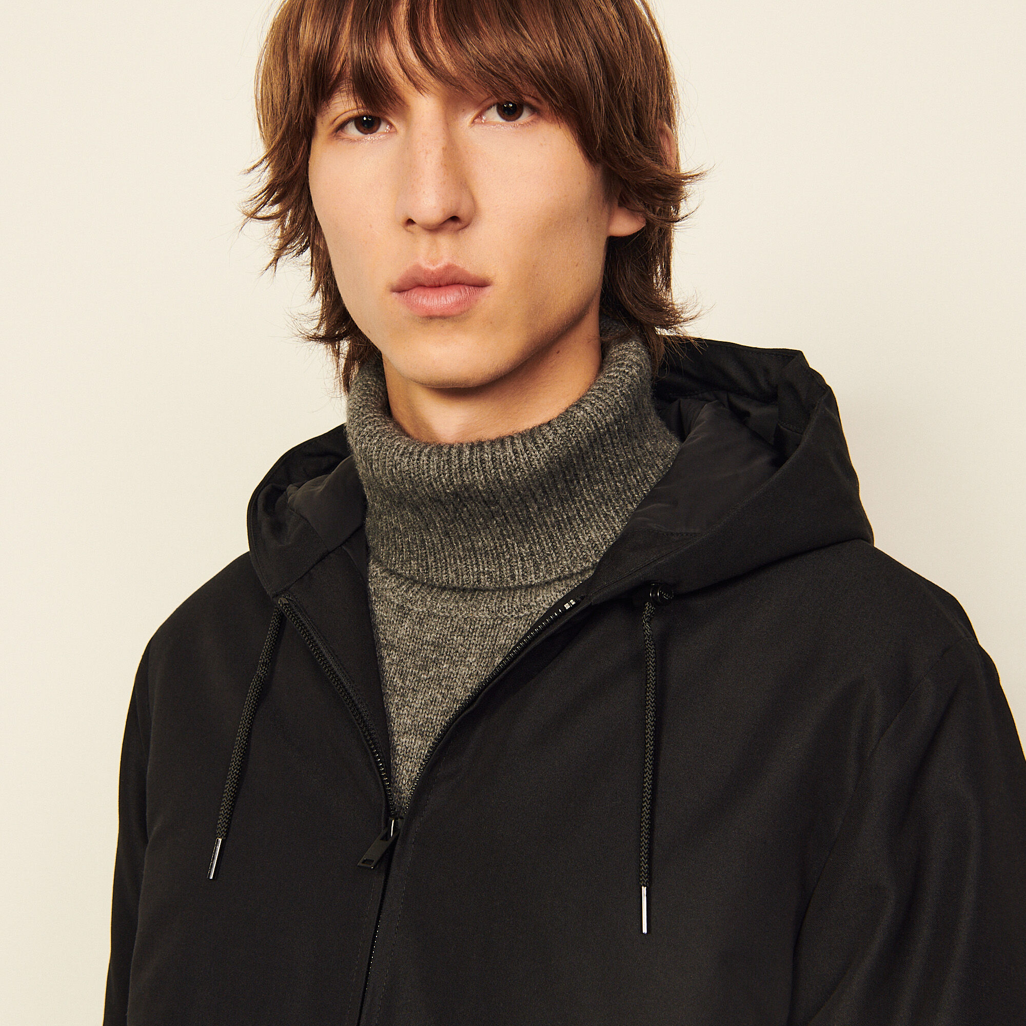 Parka in technical fabric