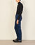 Raw denim cotton jeans