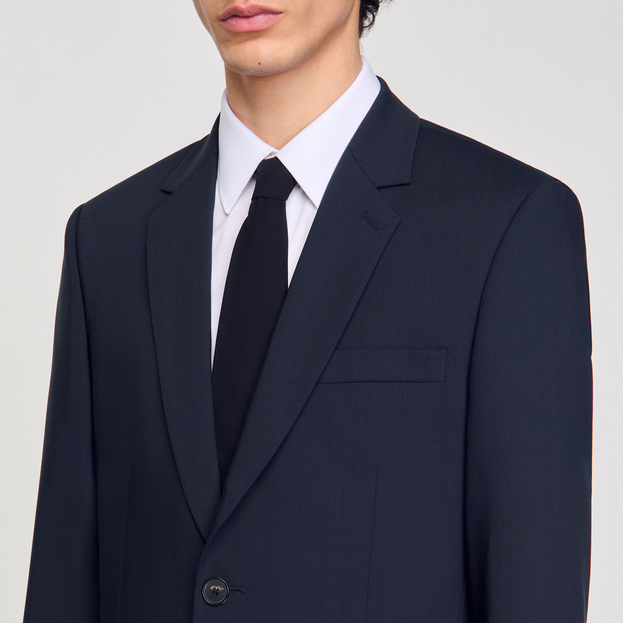 Wool suit jacket