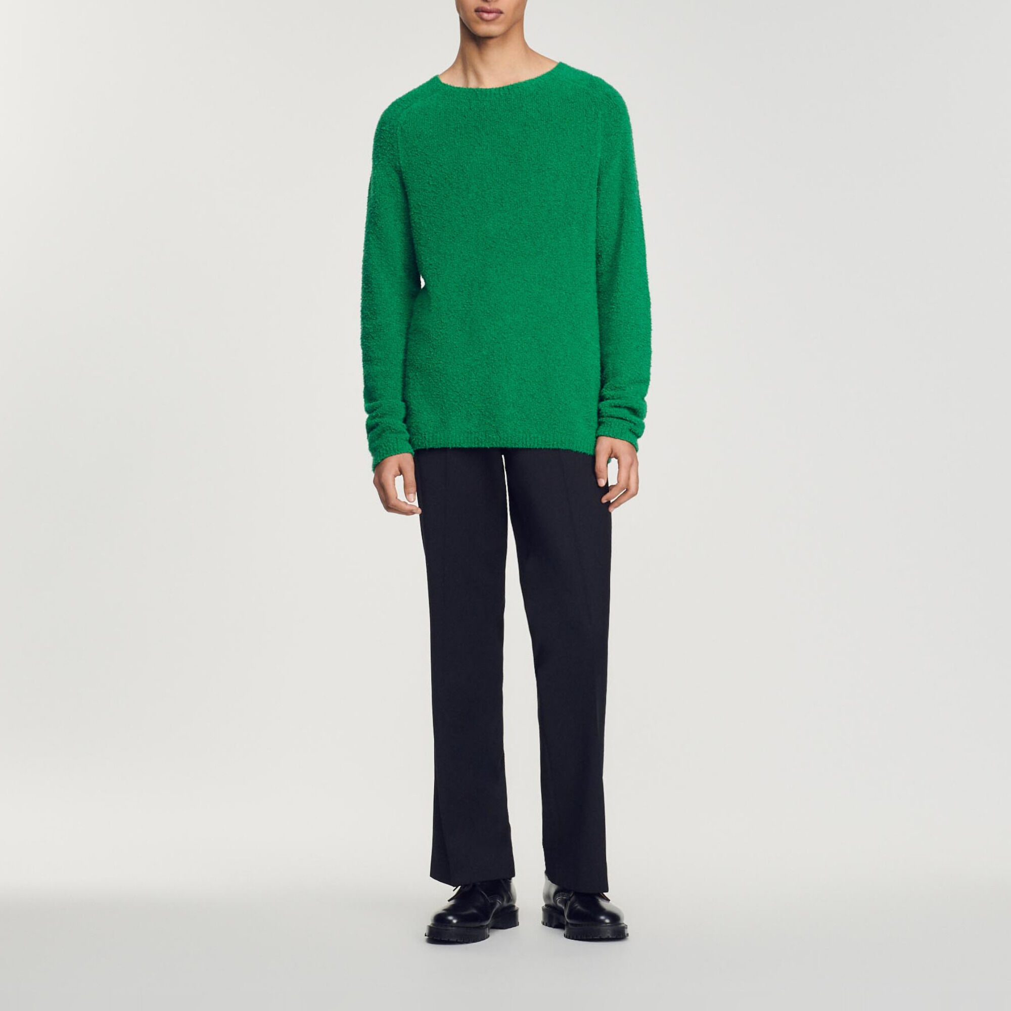 Sandro green sweater deals