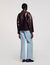 Oversized leather jacket