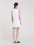 Short dress with contrasting collar