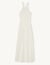 Long pointelle knit dress