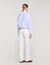 Cropped striped shirt