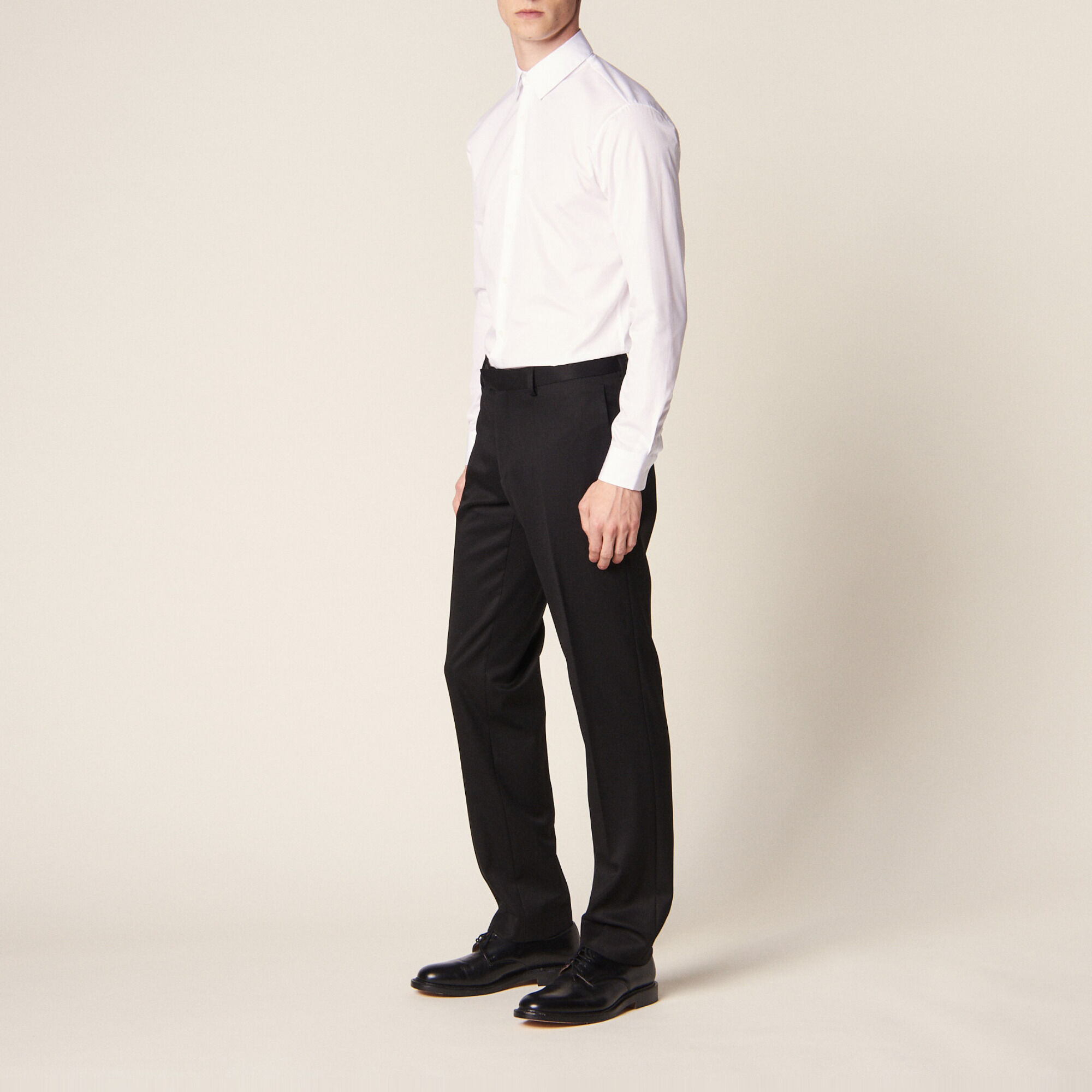 Grain de poudre tuxedo trousers