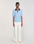Two-tone polo shirt
