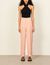 Straight trousers with pleats