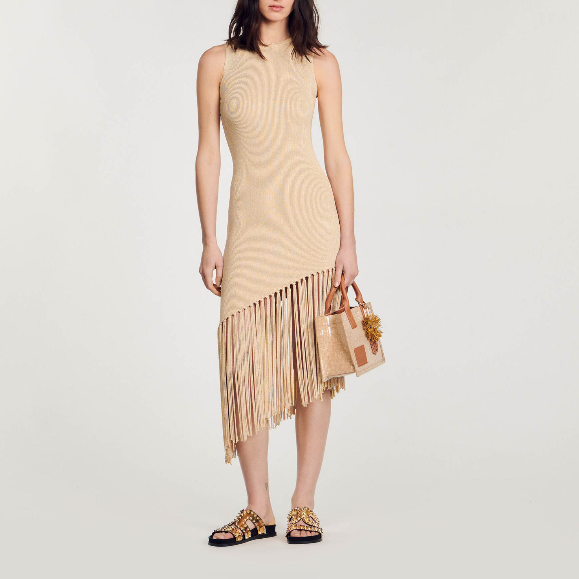 Sandro long dress cheap