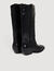 Leather western boots