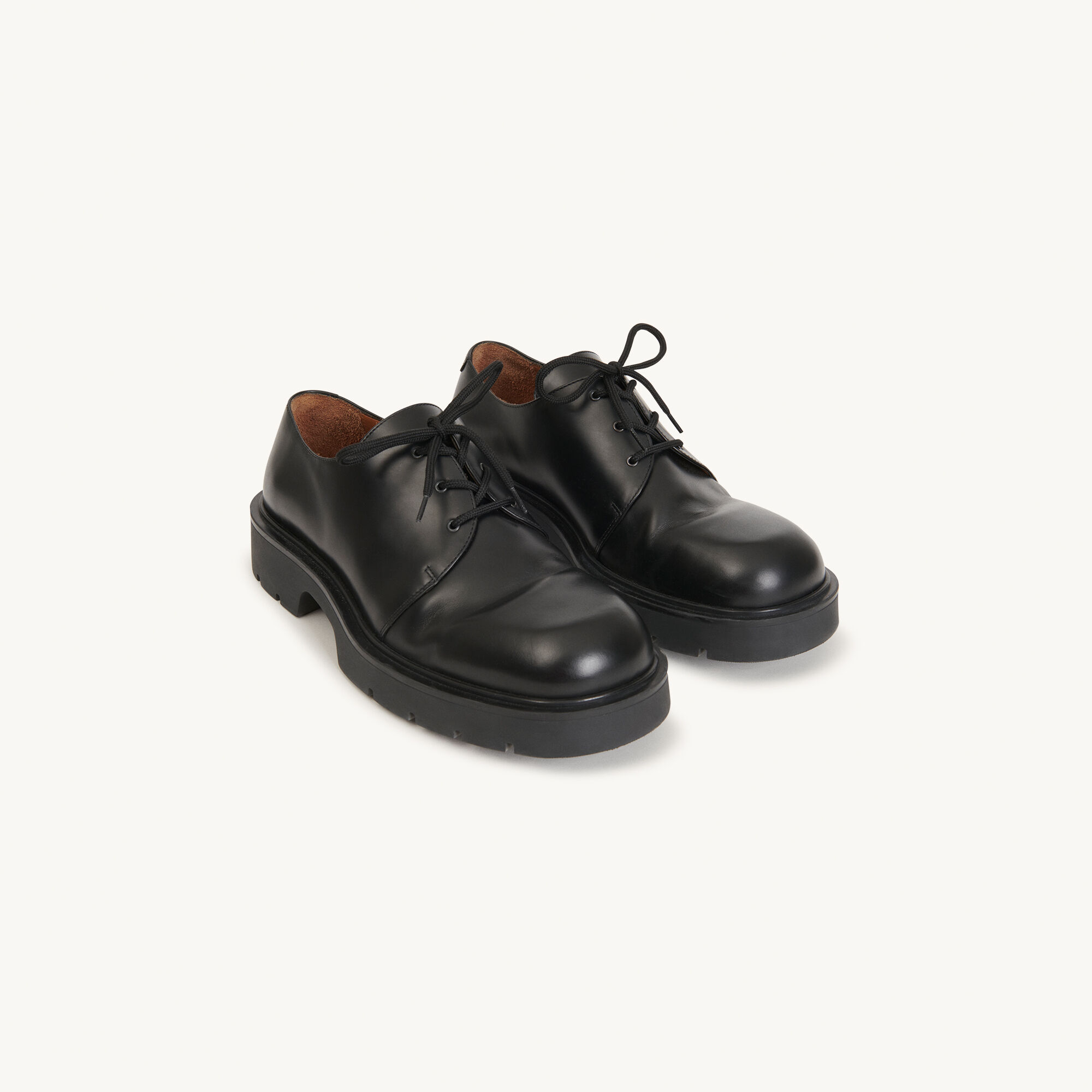Derby shoes with chunky soles