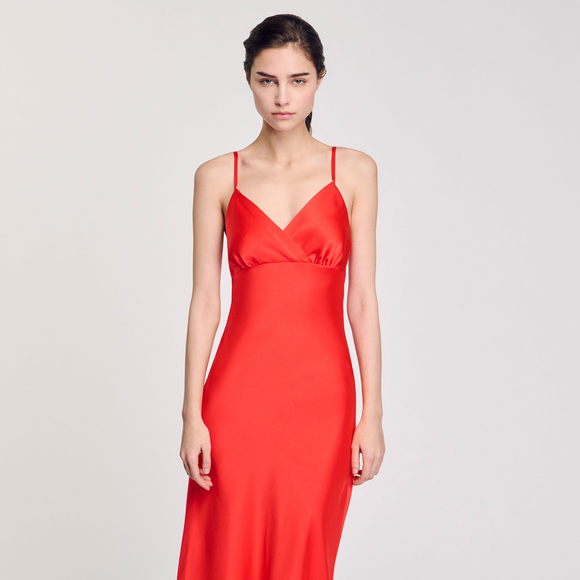 Floaty dress with straps