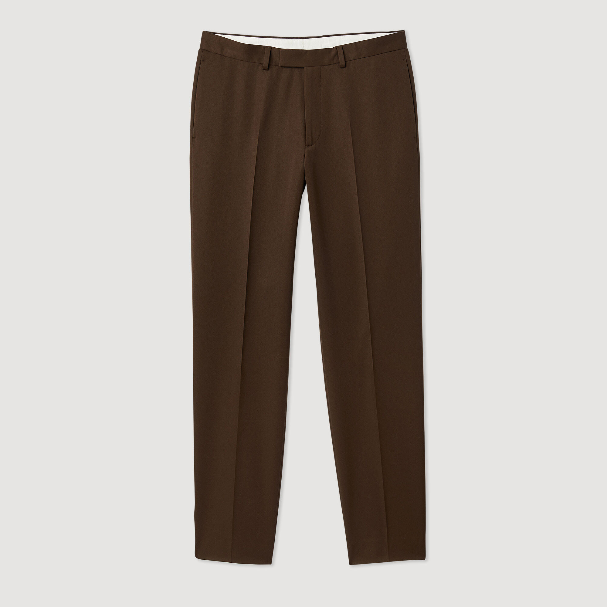 Virgin wool suit trousers