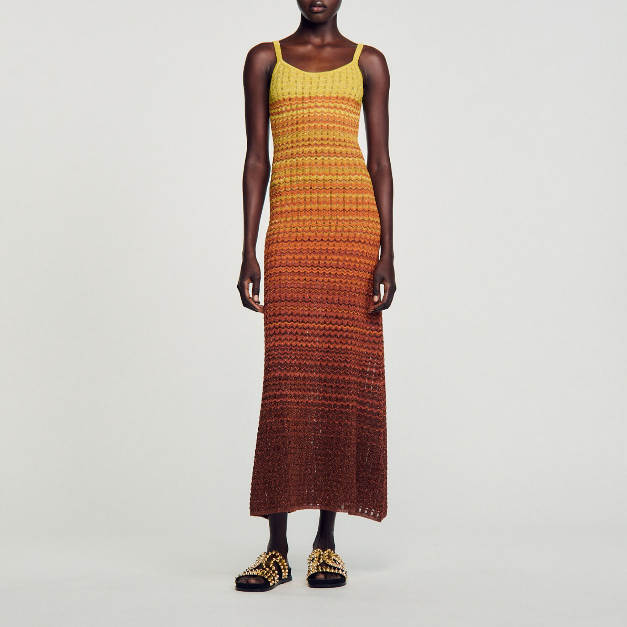 Knit maxi dress