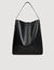 Leather hobo bag with logo - Men | Sandro
