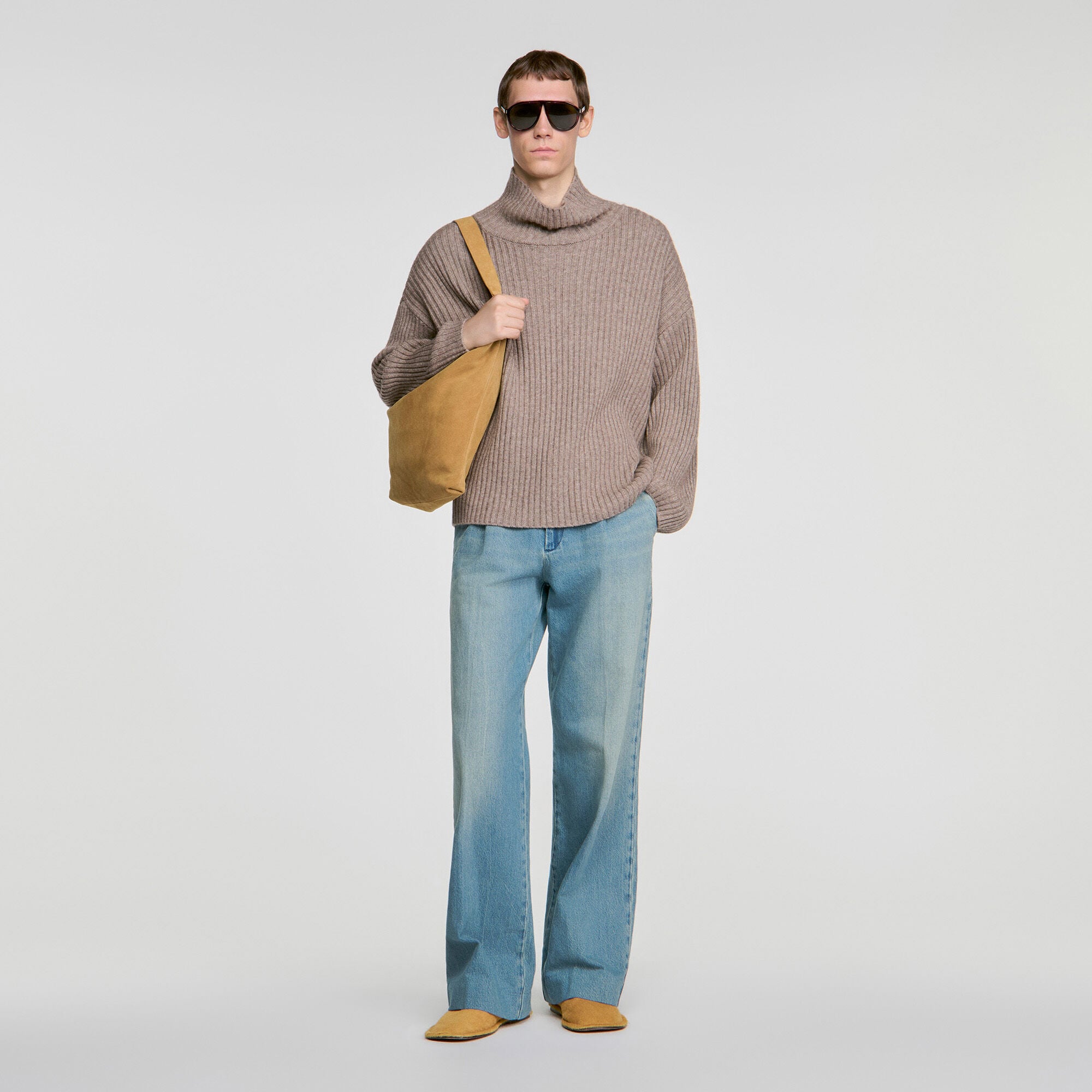 Ribbed wool and cashmere jumper - Men | Sandro