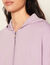  Embroidered zipped hoodie