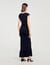 Draped maxi dress