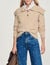 Cropped knit sweater