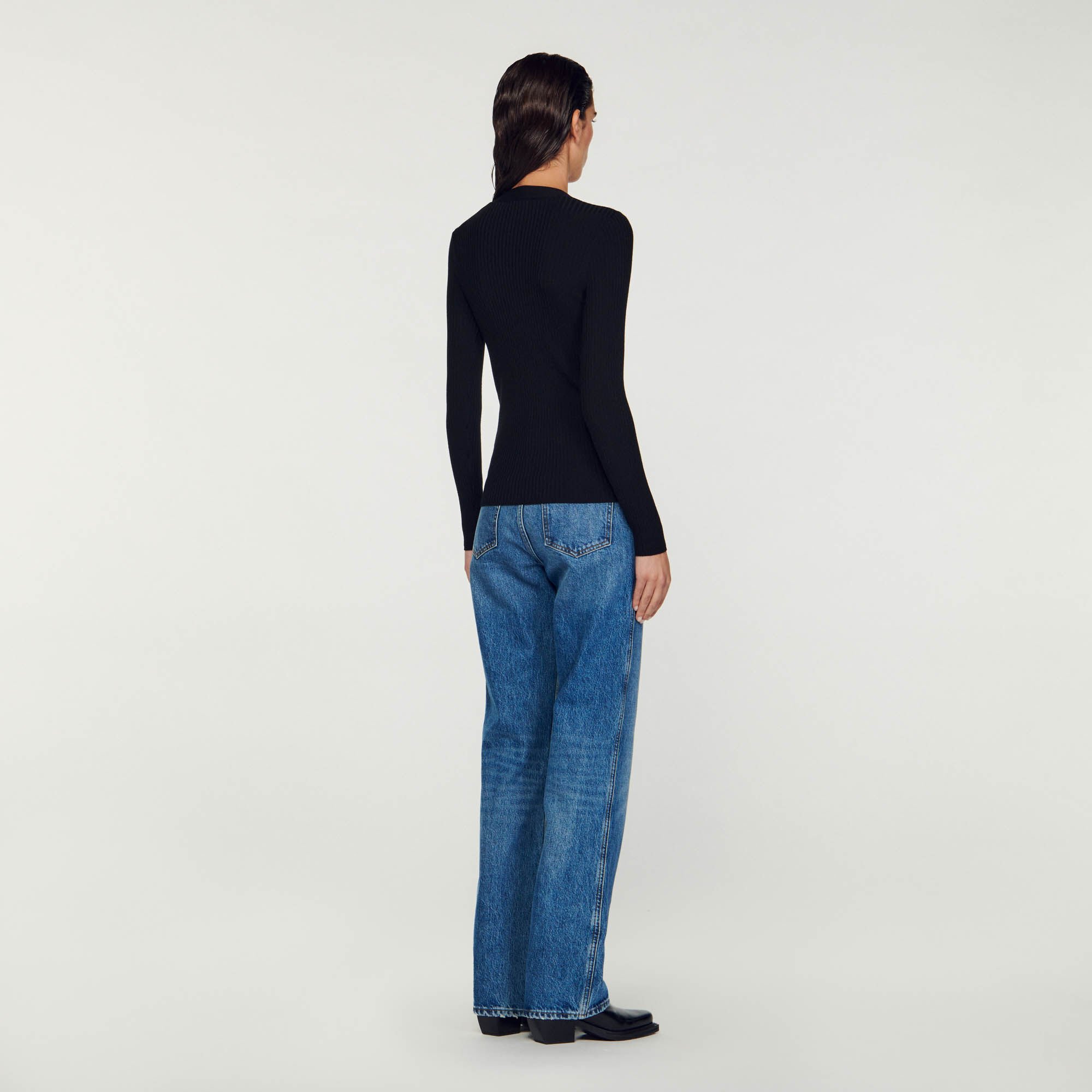 Cardigan in certified viscose